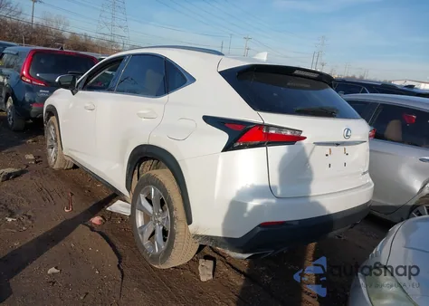 2017 Lexus Nx 200T из США, поврежденный, VIN JTJBARBZ9H2104263